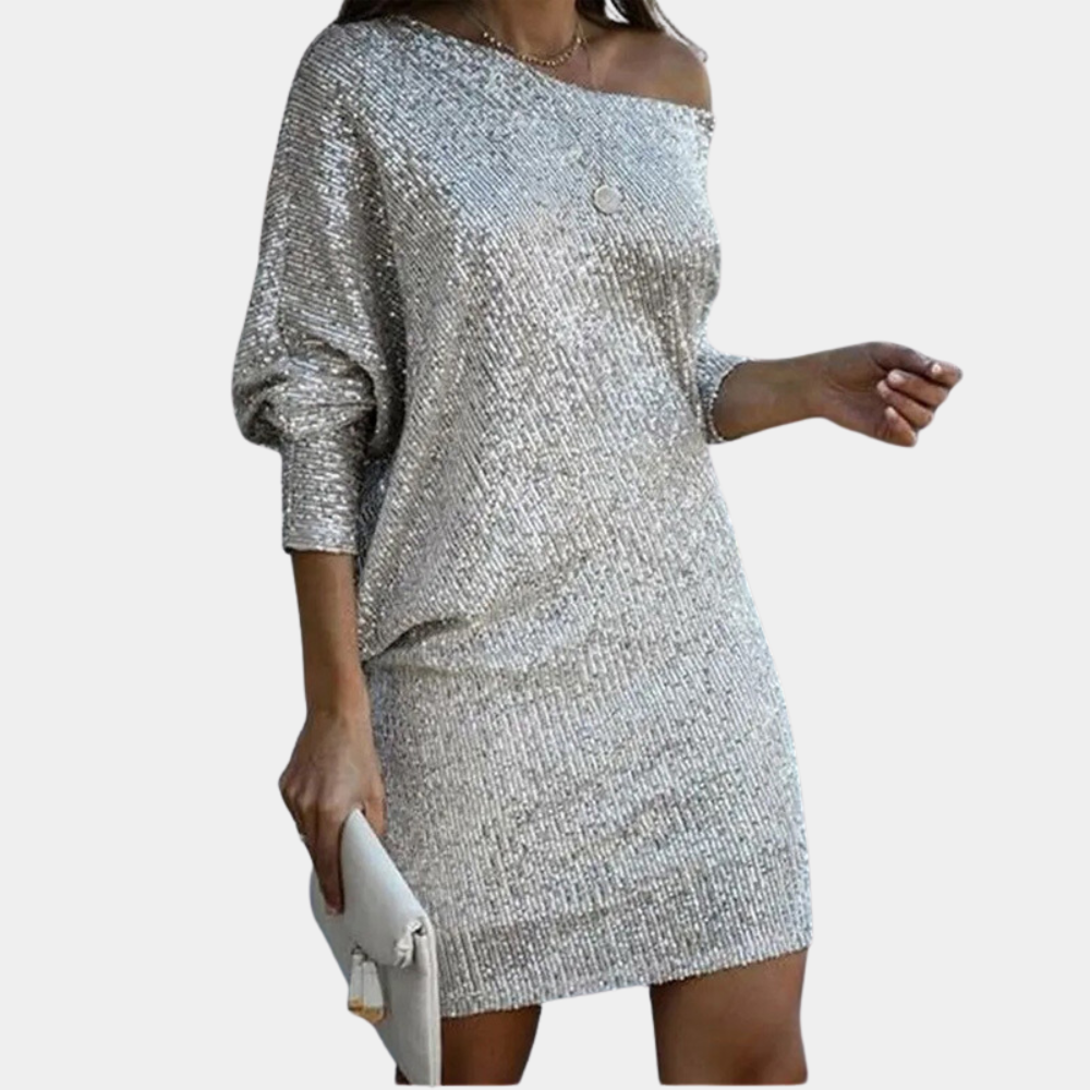 Anastasie - Elegant off shoulder dress for women