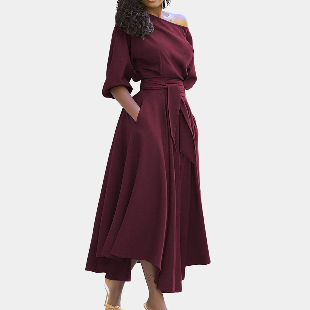 Annabelle - Comfortable women's dress with waistband