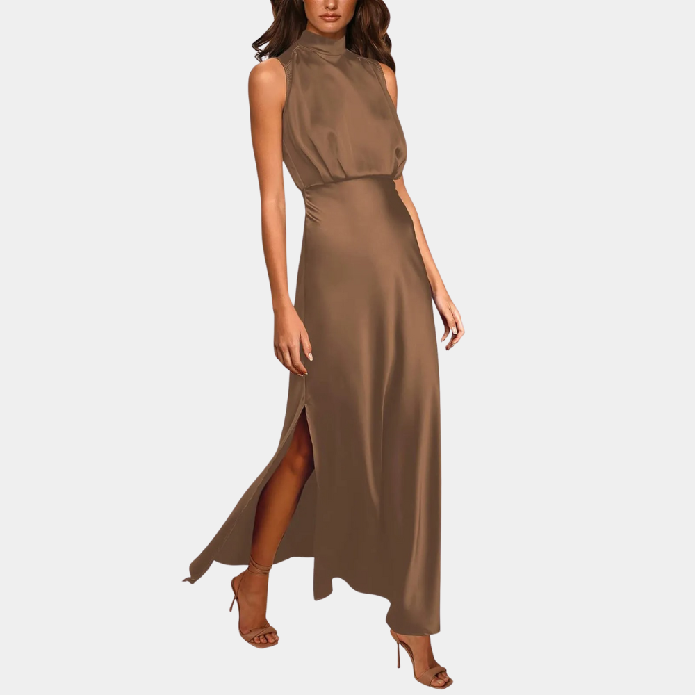 Elodie - Elegant women's dress with slit