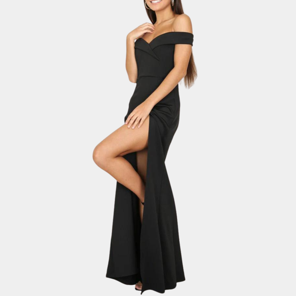 Elena - Elegante off-shoulder jurk voor vrouwen