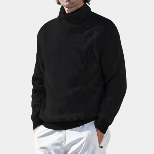 Edward - Soft men's sweater with turtleneck