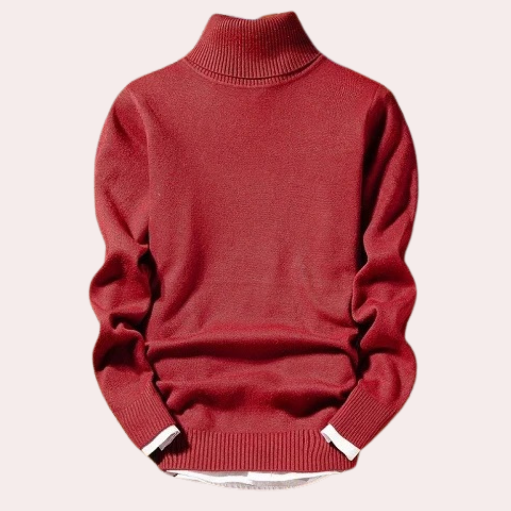 Zeke - Classic Turtleneck Sweater for Men