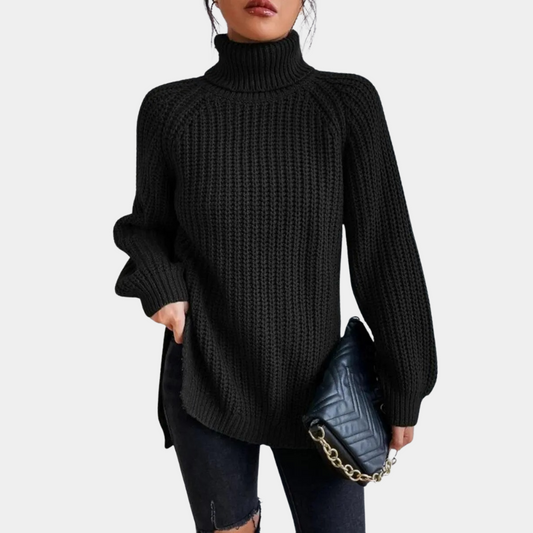 Madeleine - Soft turtleneck sweater for women