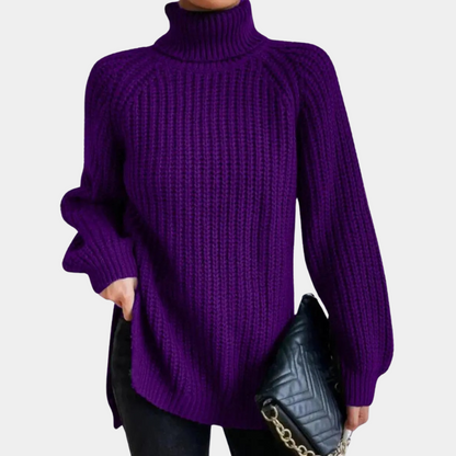 Madeleine - Soft turtleneck sweater for women