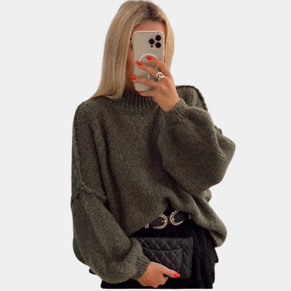 Viva - Trendy, oversized women's sweater