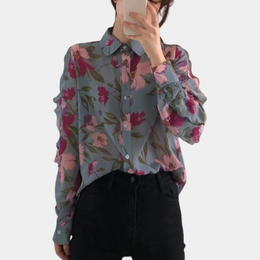 Ibbie - Floral women's blouse