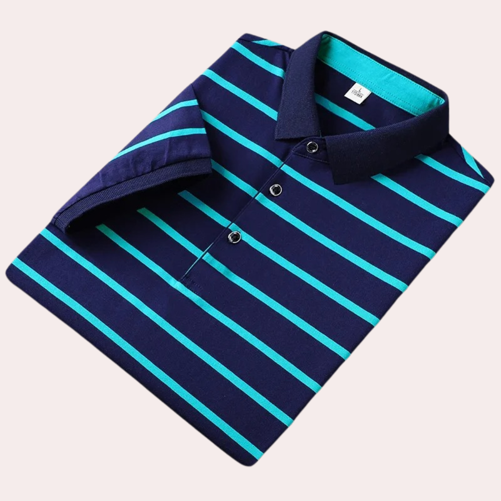 Jett - Men's Striped Polo Shirt