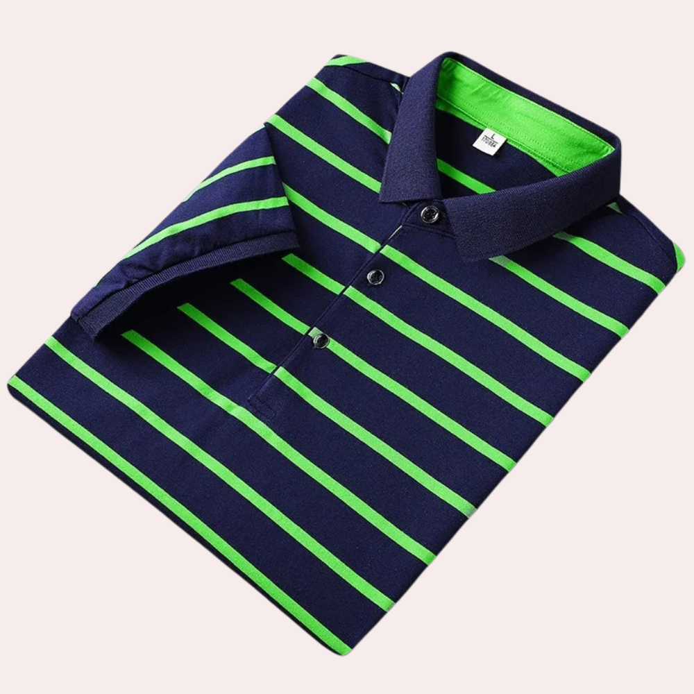 Jett - Men's Striped Polo Shirt