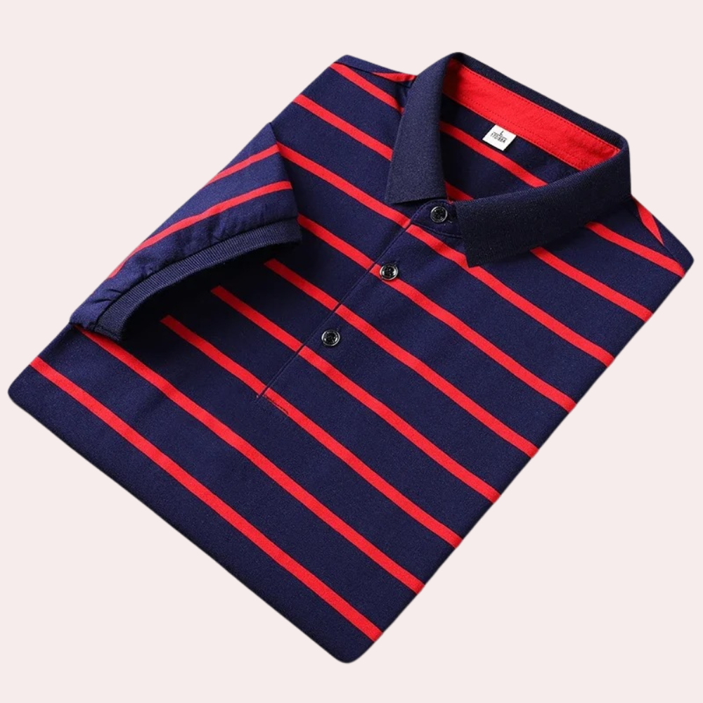 Jett - Men's Striped Polo Shirt