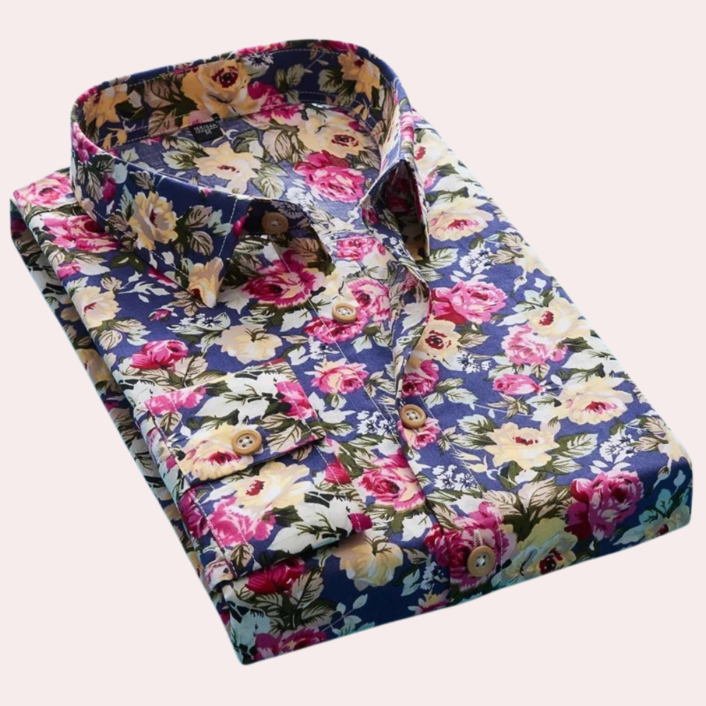 Marti - Stylish floral men's shirt