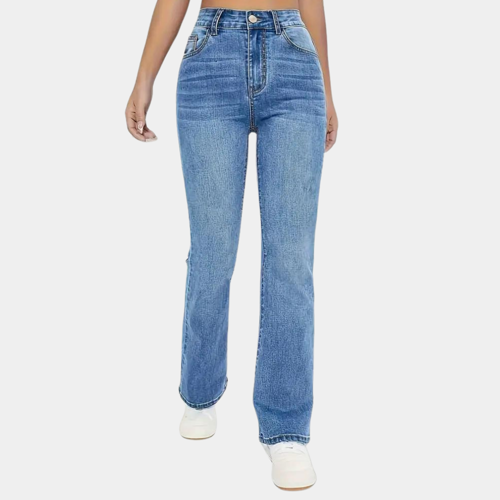 Pippa - Casual damesjeans met hoge taille