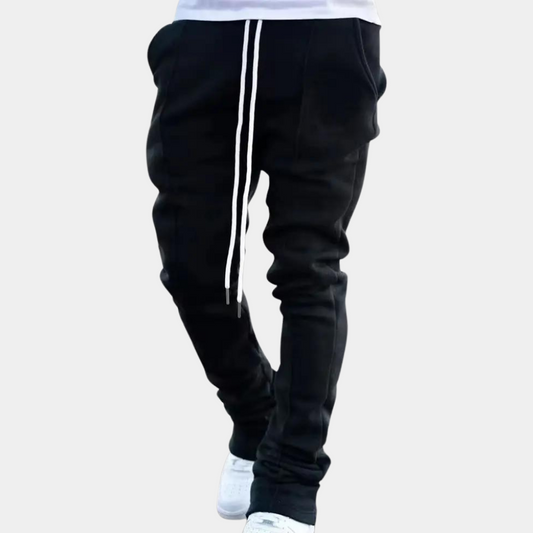 Ricco - Casual flared jogger pants for men