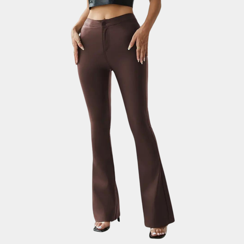 Rosalie - Casual slim flared women's trousers