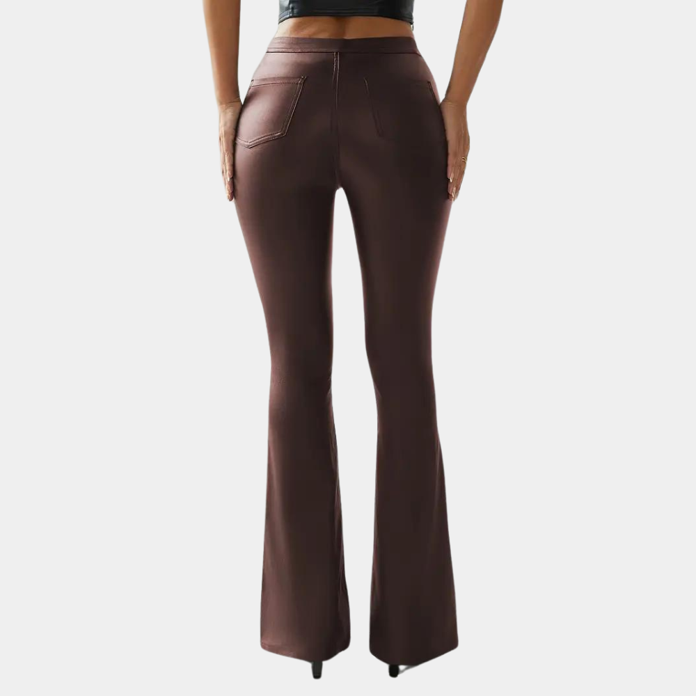 Rosalie - Casual slim flared women's trousers