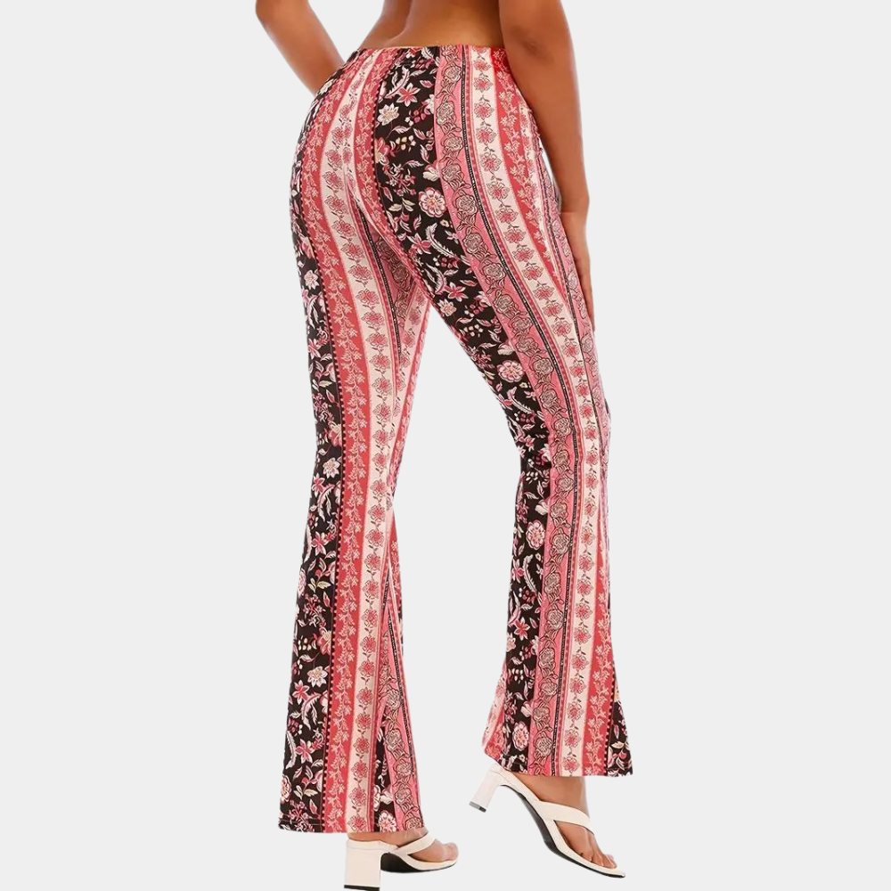 Soleil - Boho style flared pants for women