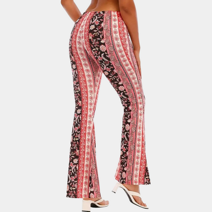 Soleil - Boho stijl uitlopende broek voor vrouwen