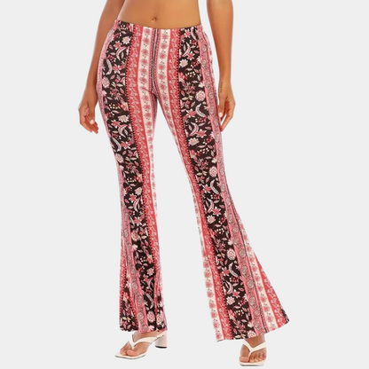 Soleil - Boho style flared pants for women