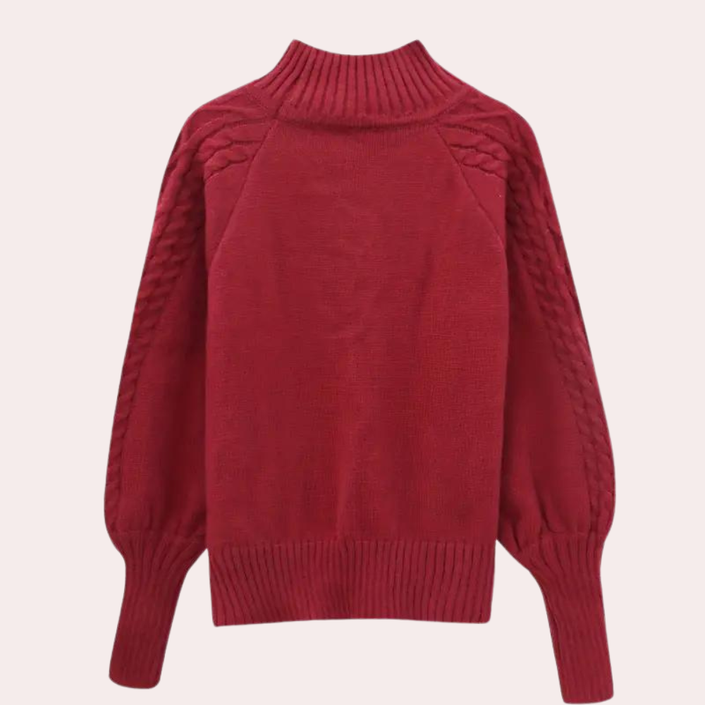 Lena - Stylish knitted women's sweater