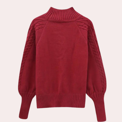 Lena - Stylish knitted women's sweater