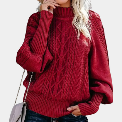 Lena - Stylish knitted women's sweater