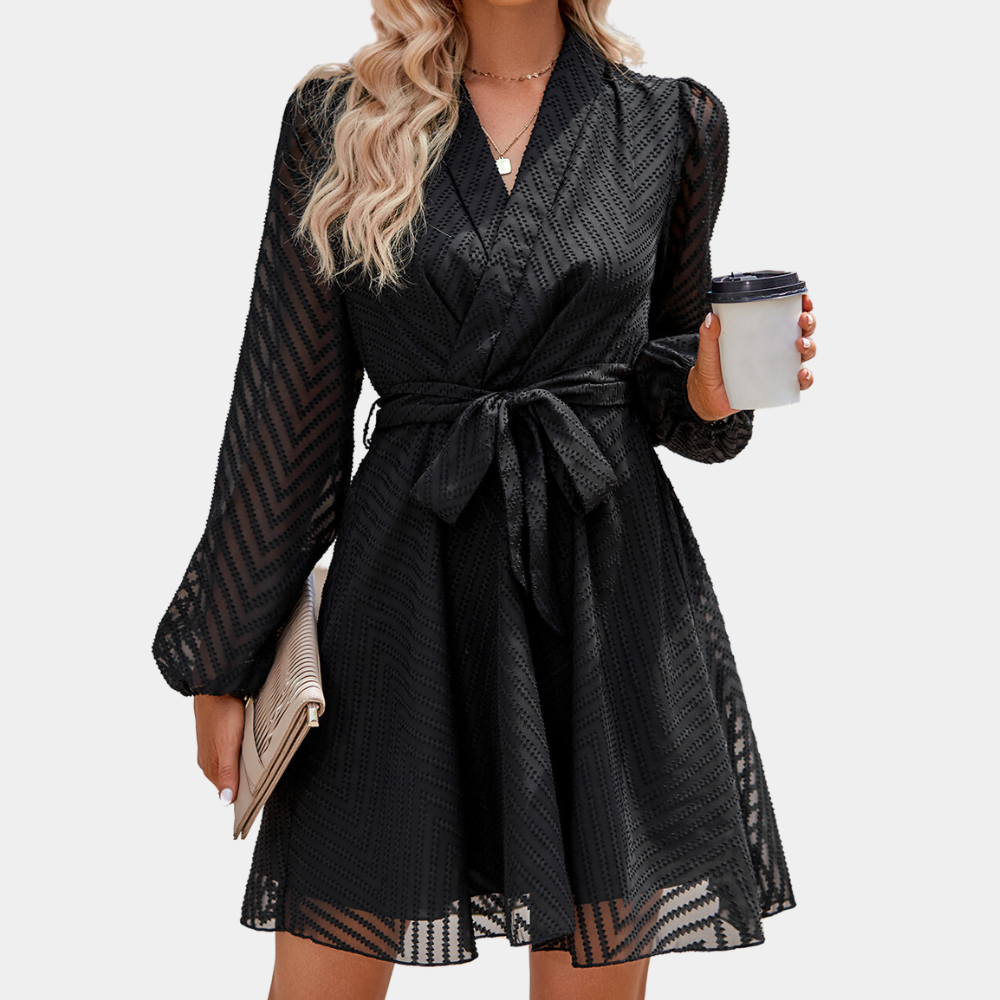 Ineta - Stylish ladies dress with belt