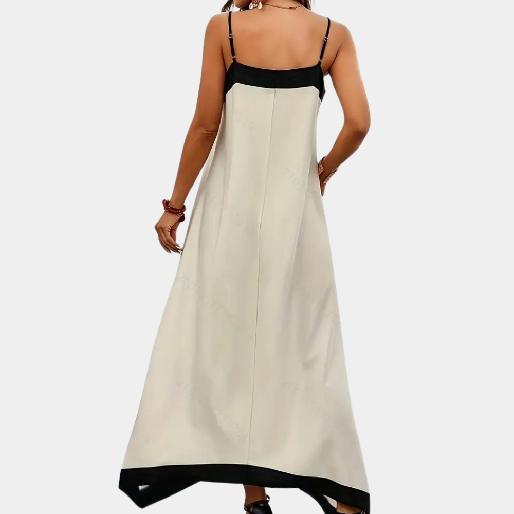 Inga - Ladies maxi dress with spaghetti strap