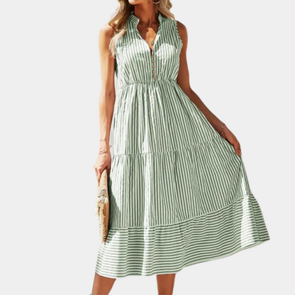 Inara - Stylish striped ladies dress