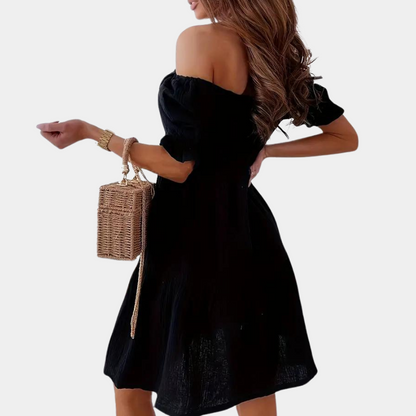 Casual off shoulder dress for women