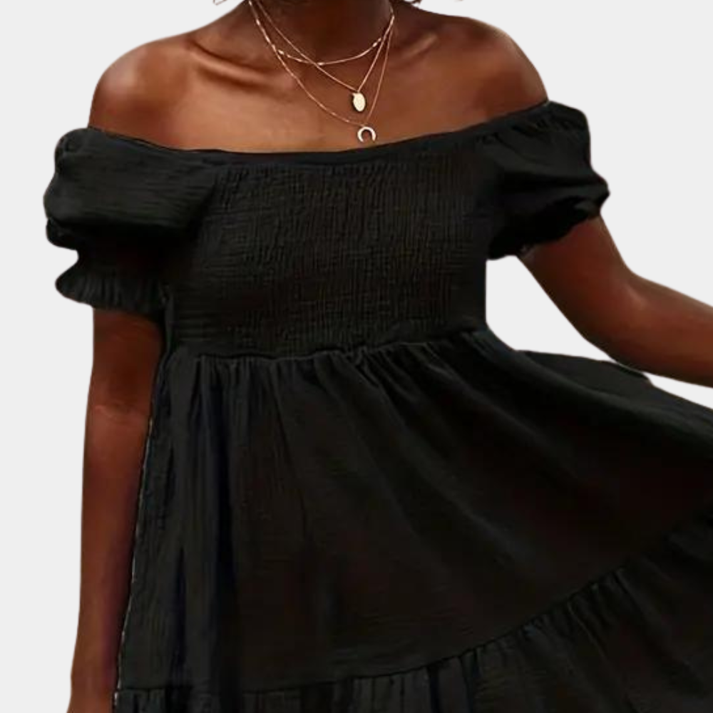 Casual off shoulder dress for women