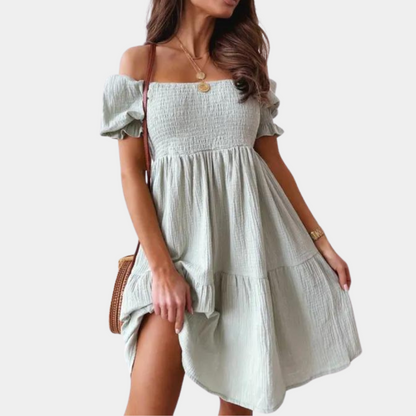 Casual off shoulder dress for women