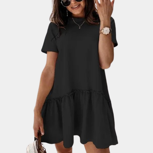 Comfortable casual ladies mini dress