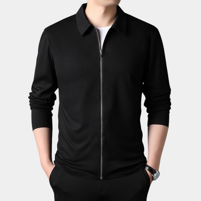 Men's jacket with zipper