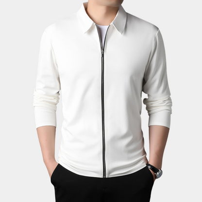 Men's jacket with zipper