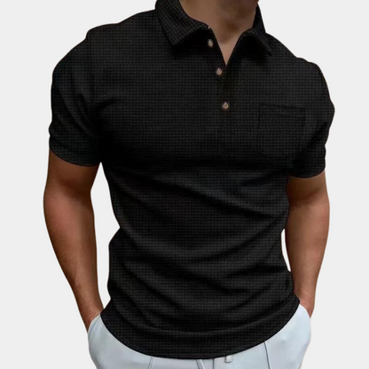 Men's breathable polo shirt