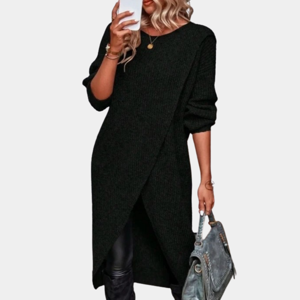 Modern women's sweater dress