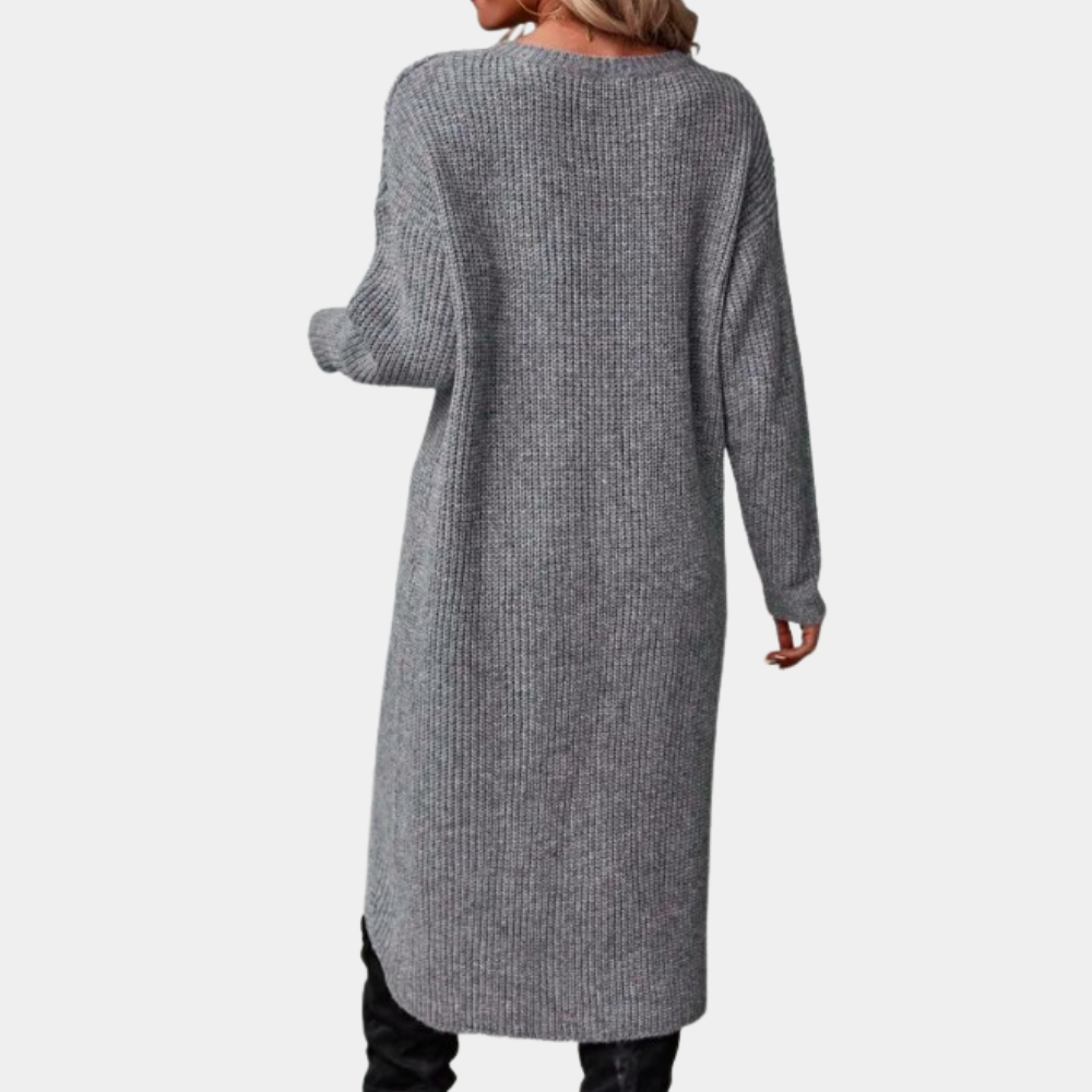 Modern women's sweater dress