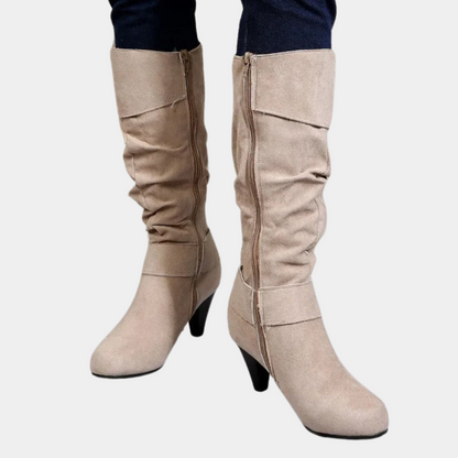 Trendy ladies knee-high boots