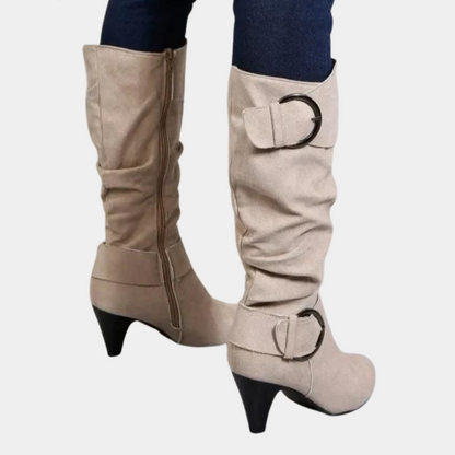 Trendy ladies knee-high boots