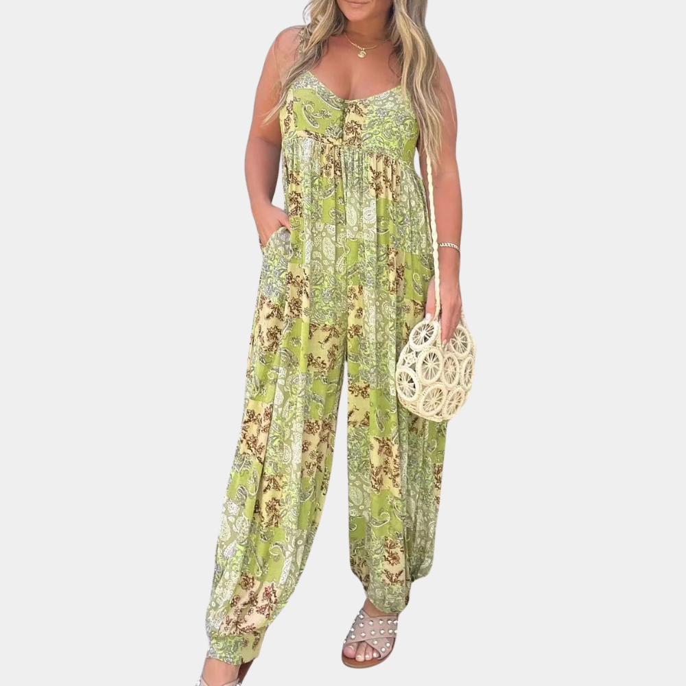 Women's boho style jumpsuit