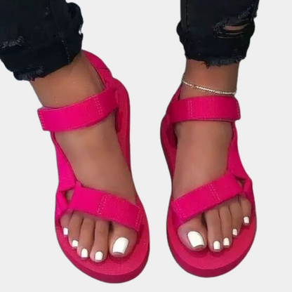 Color block women's sandals