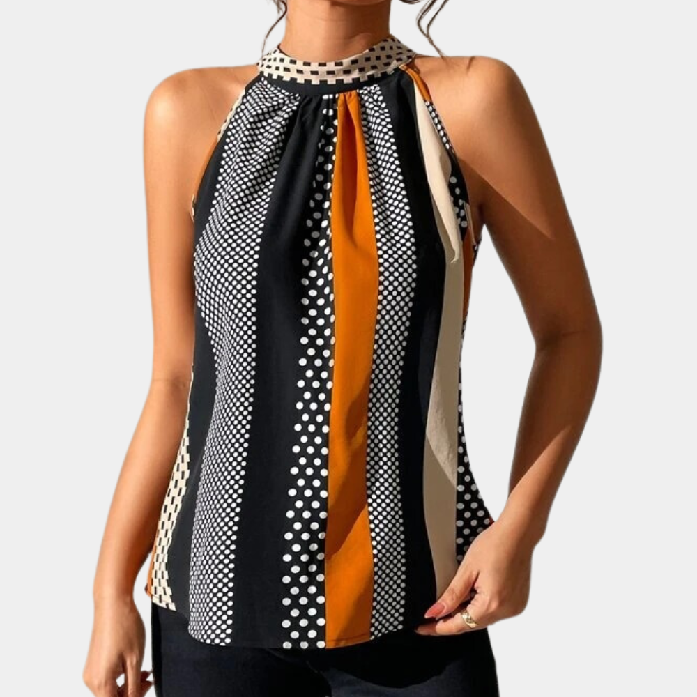 Elegant sleeveless women's top