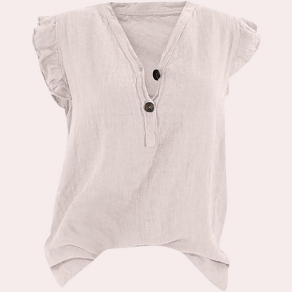 Casual women's top with v-neck