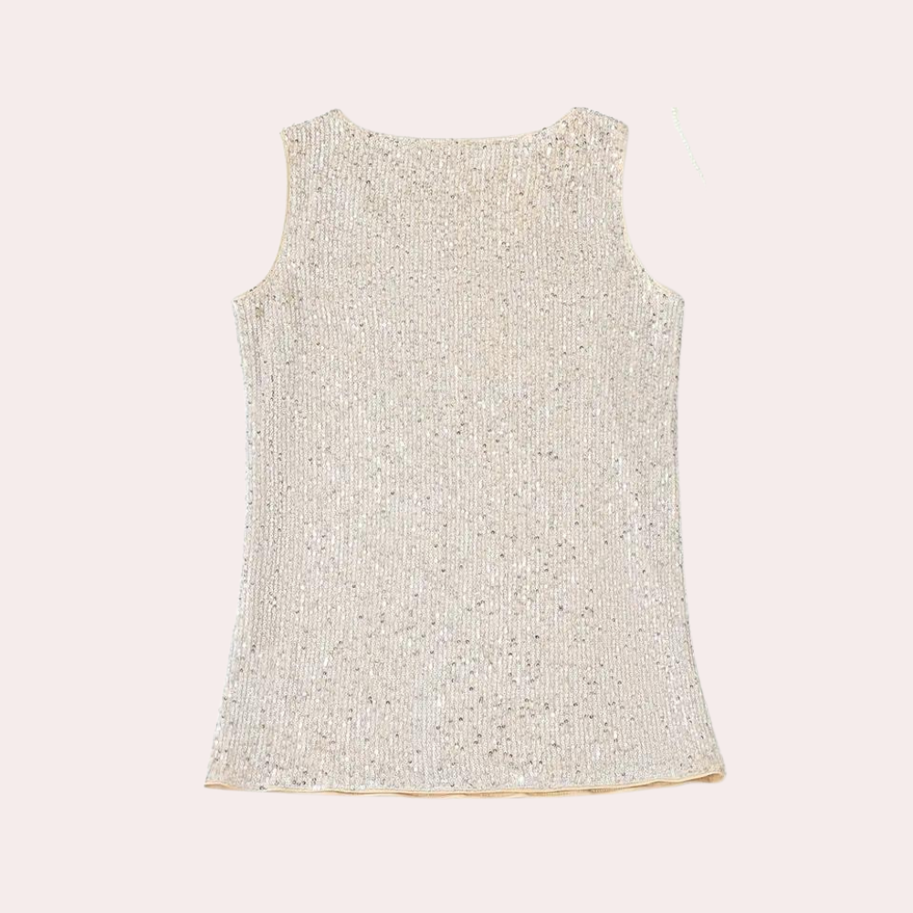 Elegant ladies top with glitter