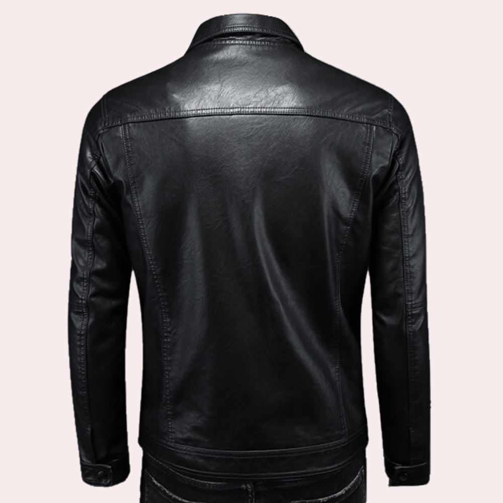 Modern biker jacket for men