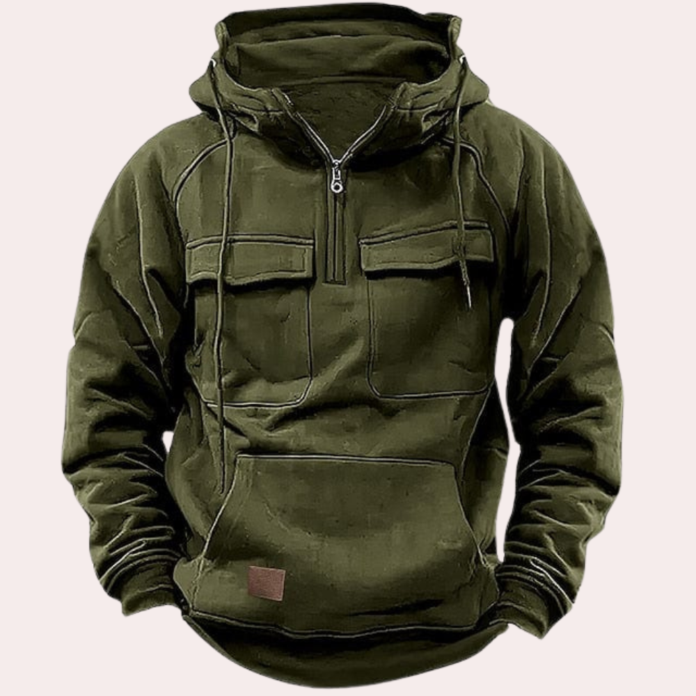 Elegant winter hoodie for men