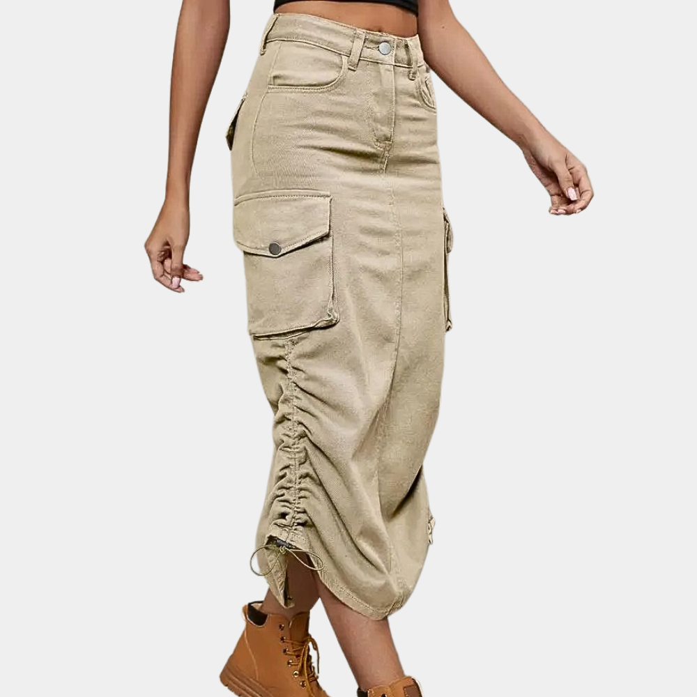 Stylish cargo skirt for women