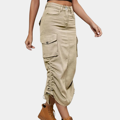 Stylish cargo skirt for women