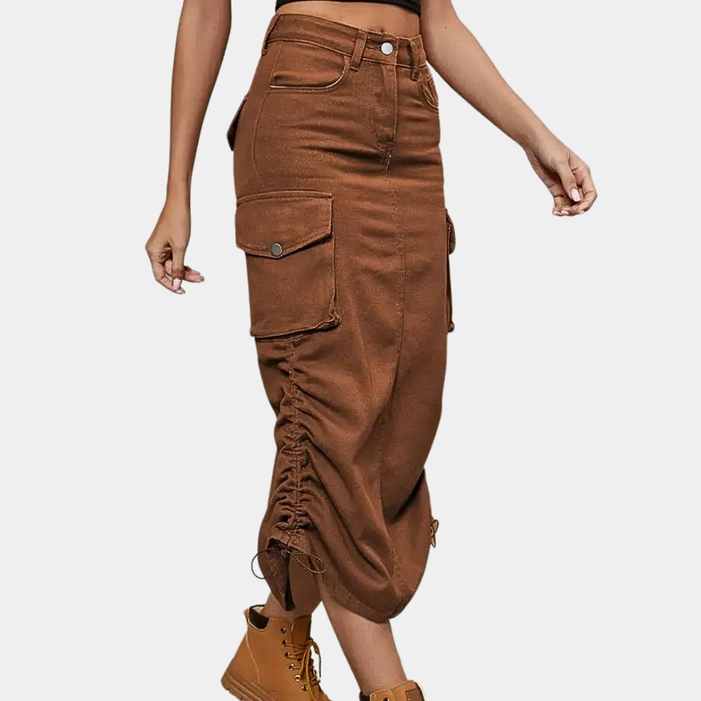 Stylish cargo skirt for women