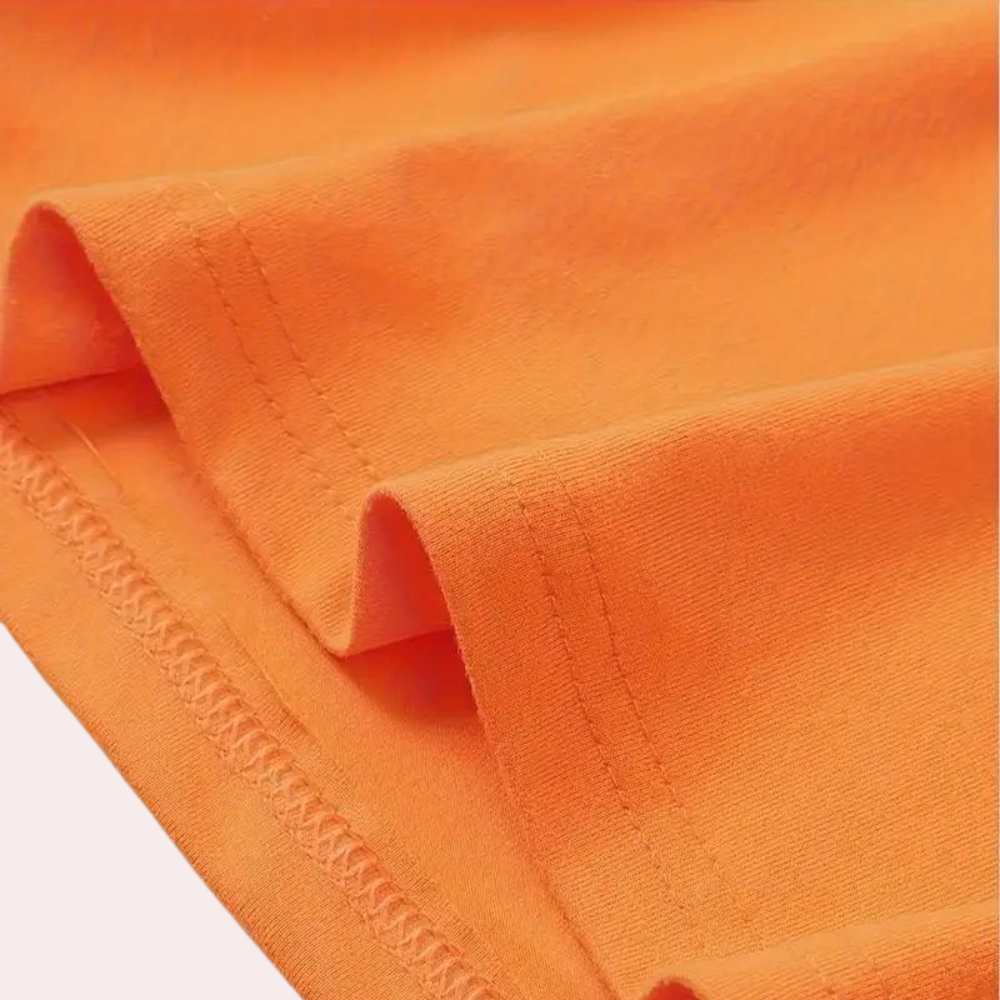 Fashionable orange t-shirt for men