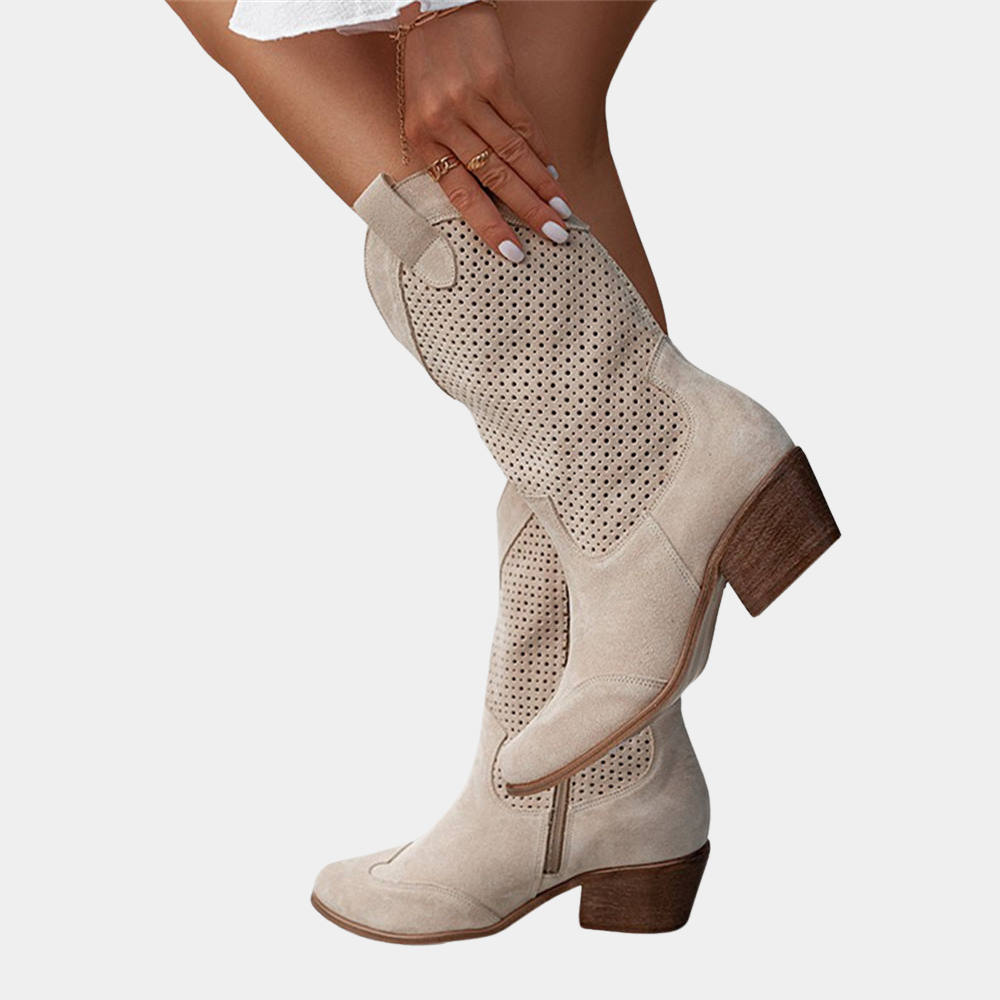 Claury - Breathable cowboy boots for women